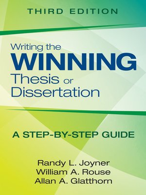 cover image of Writing the Winning Thesis or Dissertation